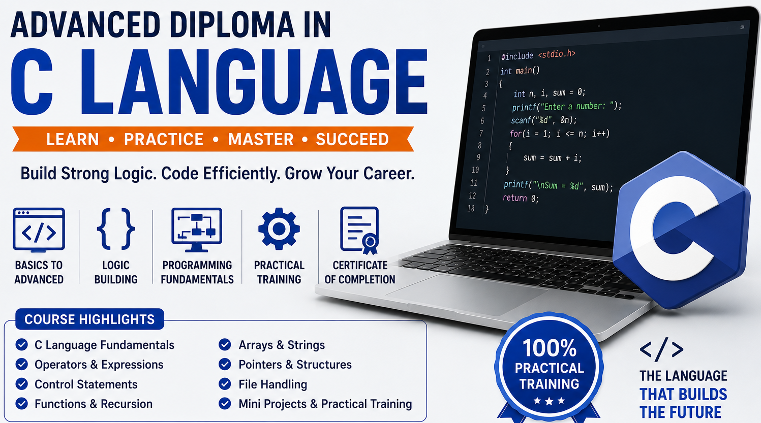 Advanced Diploma in C Language